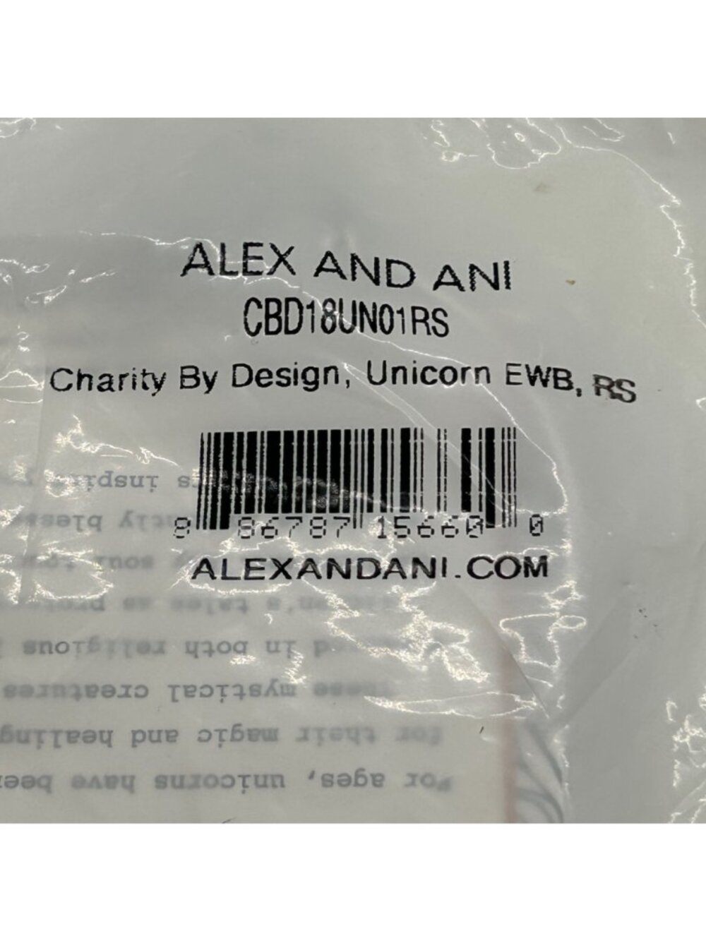 Alex And Ani Unicorn Bracelet Silver Tone Expandable Charm Bangle Mythical Magic - Picture 5 of 11